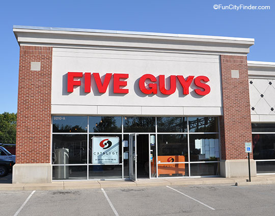 Five Guys restaurant in Avon, Indiana