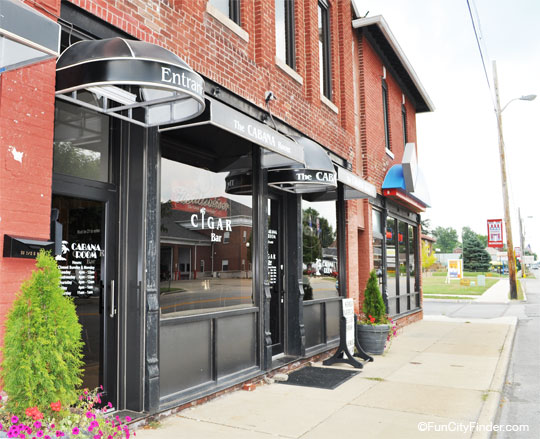 The Cabana Room bar and restaurant in downtown Brownsburg, Indiana