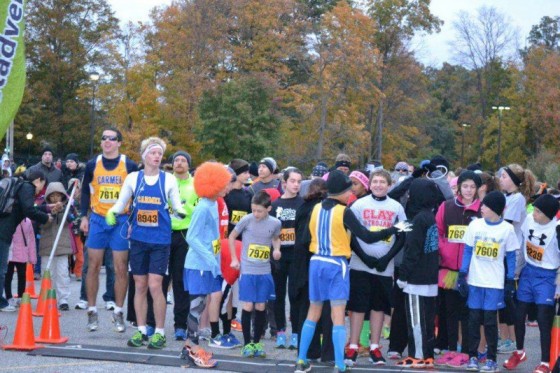 2013 Ghosts and Goblins 5k starting line, used with permssion