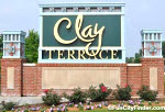 Clay Terrace entry, a shopping mall in Carmel, Indiana