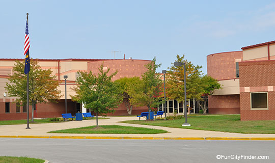 Photo of the Hamilton Southeastern Middle School in Fishers, Indiana