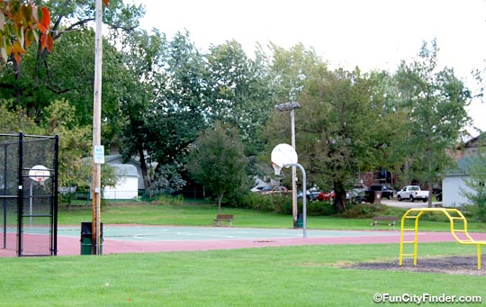 Picture of the Franklin Community Park playground in Franklin, Indiana