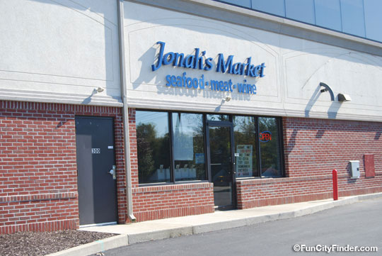 Photograph of Jonah's Seafood Market in Geist, Indiana.
