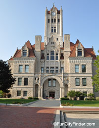Hancock County Courthouse in Greenfield, Indiana