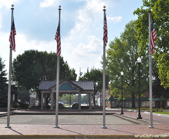 Greenfield Court House Plaza in Greenfield, Indiana