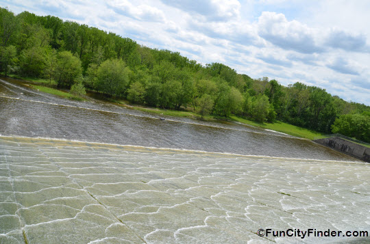 Another view of the dam on Morse Lake