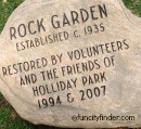 Holliday Park title stone