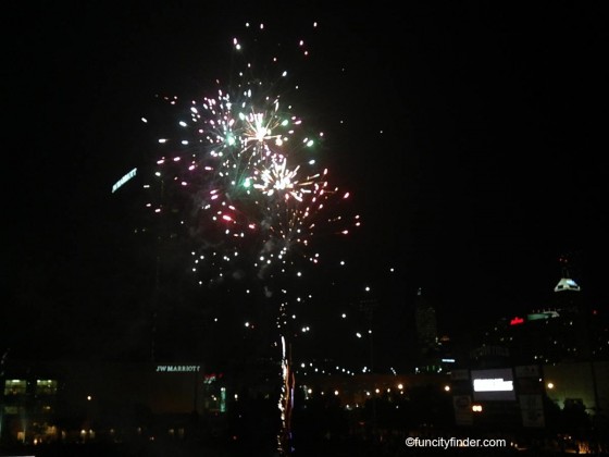 Indy-Indians---Fireworks-Cityscape
