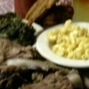 Greens and mac-n-cheese