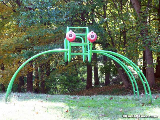 Photo of the playground bug in the Jimmy Nash Park in Martinsville, Indiana