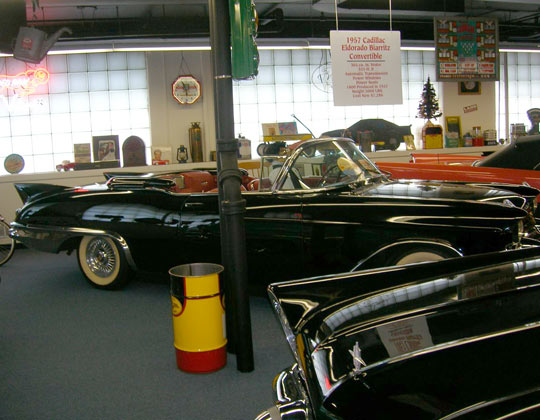 Photo of the Ragtops Museum interior in Michigan City, Indiana