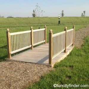 new McCordsville Park bridge