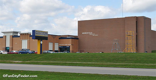 Picture of the Mooresville Consolidated High School building in Mooresville, Indiana