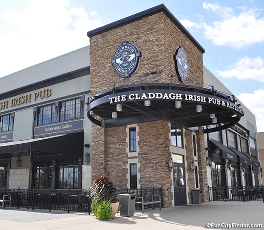 Claddagh Irish Pub & Restaurant in the Metropolis Shopping Center in Plainfield, Indiana