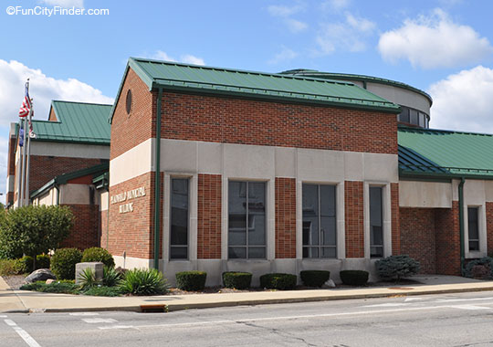 Plainfield Municipal Building in downtown Plainfield, Indiana